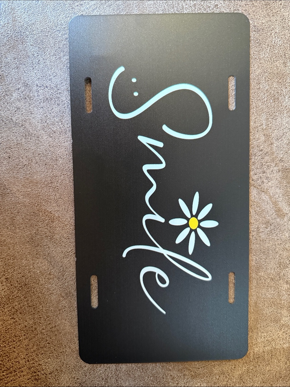 NEW - Smile Decorative Front Plate for Vehicle
